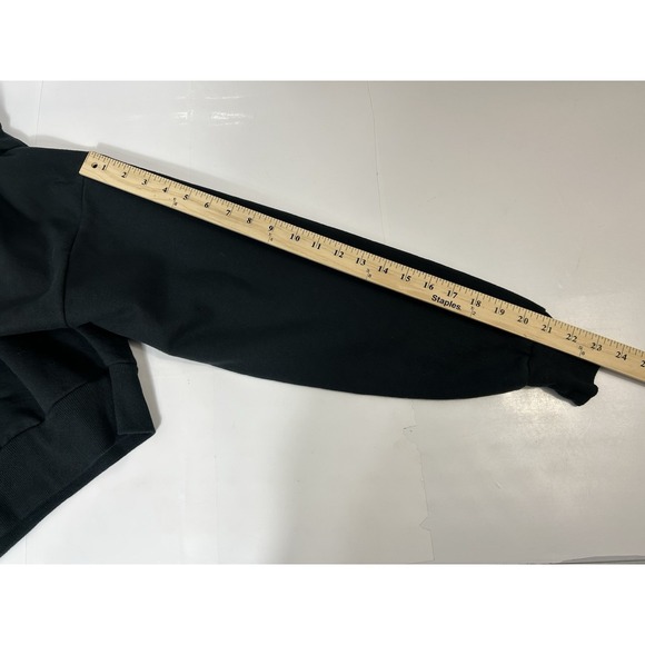 Hallmark Vintage Halloween Sweatshirt Ghosts Bats Black Size Large Made USA - Picture 10 of 13